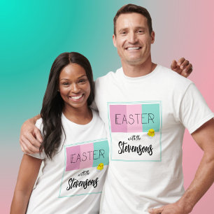 Camiseta Galinha pastel de Páscoa personalizada