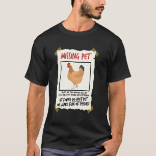 Camiseta Galinha-Pet Desaparecida Dinossauro Pequeno Dinoss