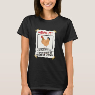 Camiseta Galinha-Pet Desaparecida Dinossauro Pequeno Dinoss