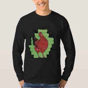 Camiseta Galinha por Sally O Neill Ative