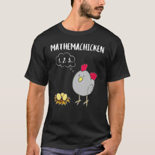 Camiseta Galinha Professora Matemática Mathemagalinha  Gali