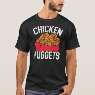 Camiseta Galinha Pug Proprietário Cachorro Cachorro Cachorr