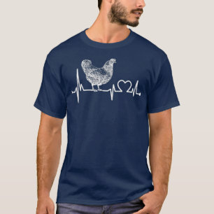 Camiseta Galinha Pulsação Funny FarmerFarmingFarm Legal