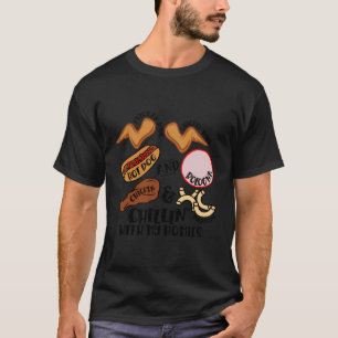 Camiseta Galinha Que Anca Galinha Asas Cão Quente Bolonha V