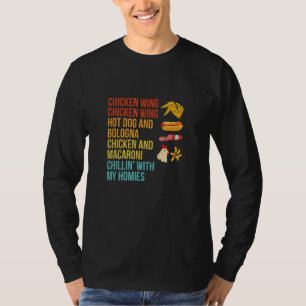 Camiseta Galinha Que Anca Galinha Que Asma Cão Quente E Bol