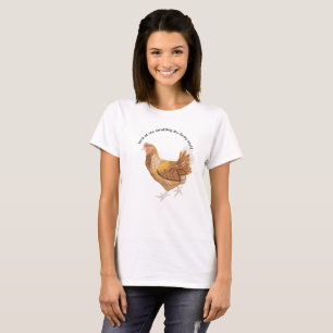 Camiseta Galinha que suporta seu material Funky