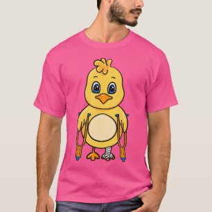Camiseta Galinha Quebrada Osso Pé Lixo Recuperação de Lesão