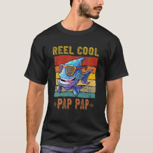 Camiseta Galinha Reel Legal Pap Pap Pescador Engraçado Pap 