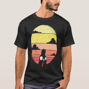 Camiseta Galinha Retro Mulheres Galinhas Fazendeiros Fazend