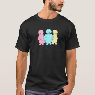 Camiseta Galinha Seda Sassy Três Cores Pastel