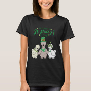 Camiseta Galinha Sedosa Silkies Feliz Dia de São Patrício