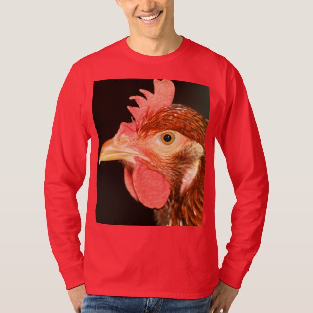 Camiseta Galinha séria (Frente)