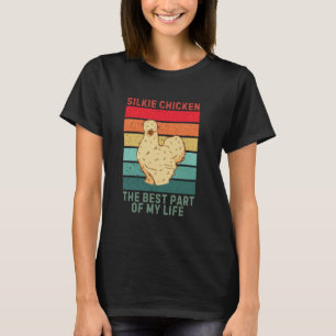 Camiseta Galinha Silkie Fofa Vintage A Melhor Parte Da Minh