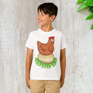 Camiseta Galinha Sobre Um Ovo de Ouro