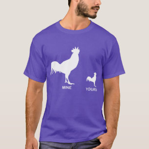 Camiseta Galinha suja engraçada rude ofensiva retrô dos ano