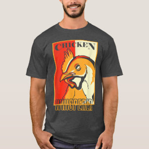Camiseta Galinha Suspira Mens Farmer Roupas e Galinha F