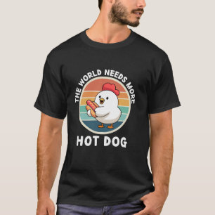 Camiseta Galinha Vintage O Mundo Precisa De Mais Refletor D