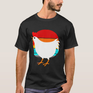 Camiseta Galinha Vintage Retro s Poultry Fazenda