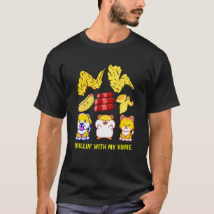 Camiseta Galinha Wing Galinha Wing Hotdog E Bolonha Para K