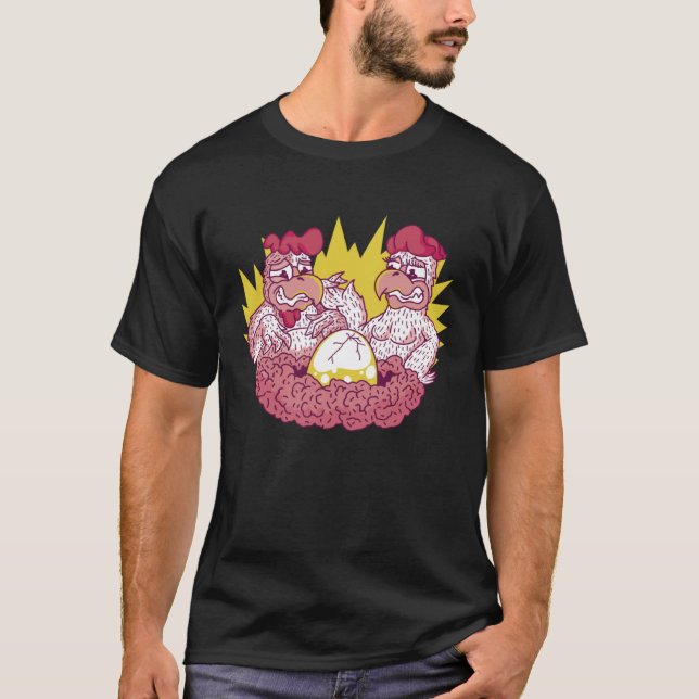 Camiseta Galinhas da Família (Frente)
