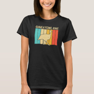 Camiseta Galinhas D'angola Para Homens Pai Pássaro Fazenda