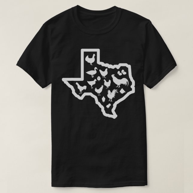 Camiseta Galinhas De Chás (Frente do Design)