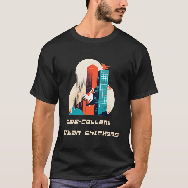 Camiseta Galinhas Funk Na Cidade Urbana S (Frente)