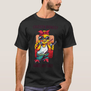 Camiseta Galinhas Gangster Paródia Vegan Vegetarian