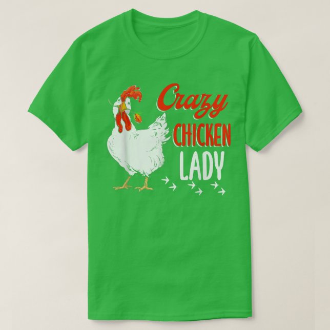 Camiseta Galinhas Loucas - Fazenda Agrícola (Frente do Design)