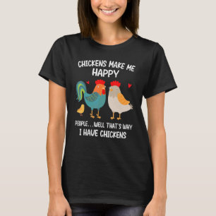Camiseta Galinhas me fazem Pessoas felizes bem é por isso q