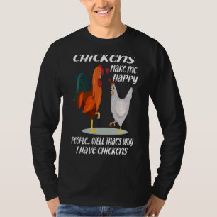 Camiseta Galinhas me fazem Pessoas felizes bem é por isso q