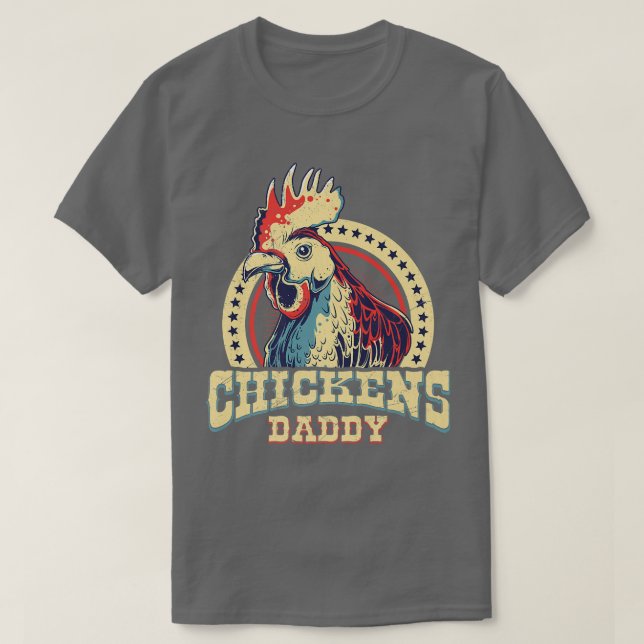 Camiseta Galinhas pais (Frente do Design)