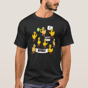 Camiseta Galinhas pintinhos, patos protestando, Eu Amo Mys