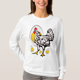 Camiseta Galinhas Retro
