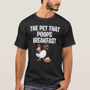 Camiseta Galinheiros Galinhas O Animal de Estimação Que Cag