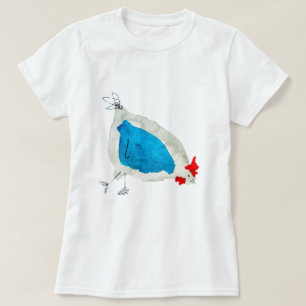 Camiseta Galininhas fofas aquarela