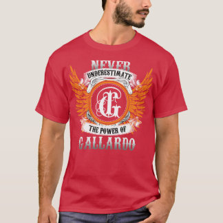 Camiseta Gallardo Name Shirt Nunca Subestima O Poder