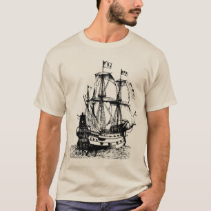 Camiseta Galleon do século XV