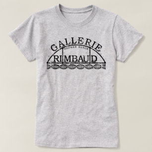 Camiseta Gallerie preto órfão Rimbaud