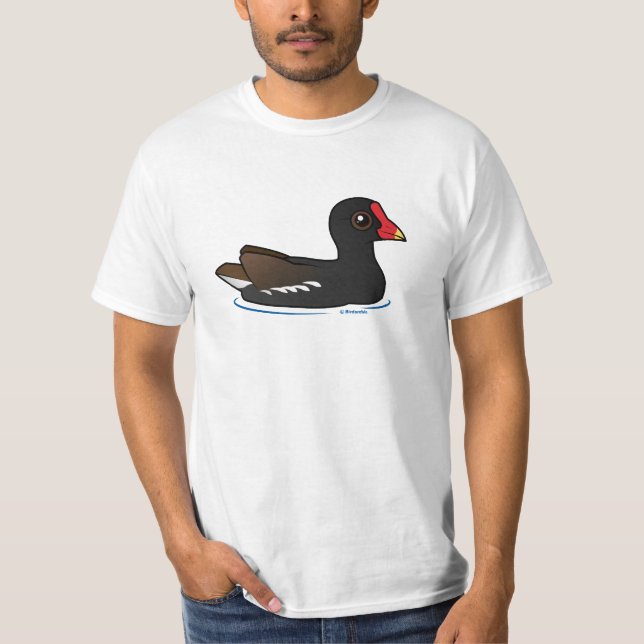 Camiseta Gallinule comum bonito (Frente)
