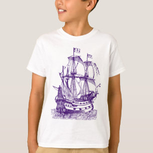 Camiseta Gallion - profundamente - roxo