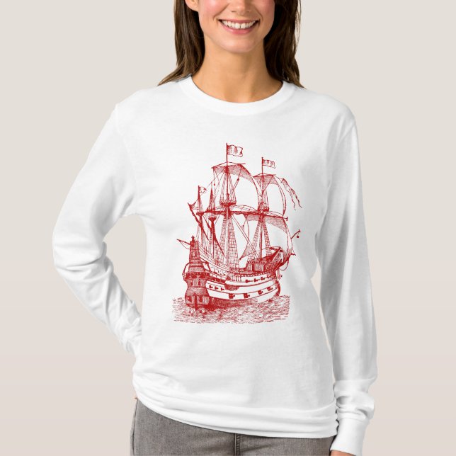 Camiseta Gallion - Ruby Red (Frente)