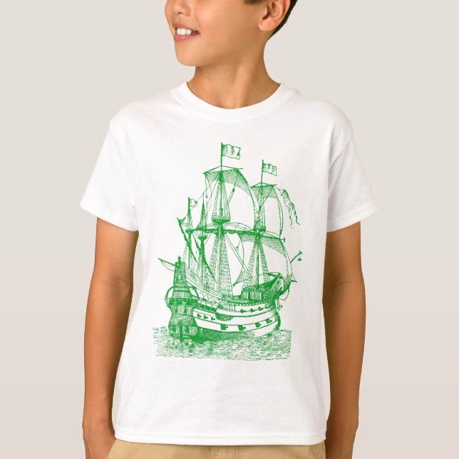 Camiseta Gallion - Verde Grama (Frente)