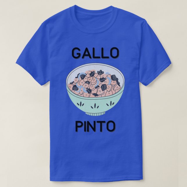 Camiseta Gallo Pinto Comida Addicto (Frente do Design)