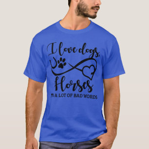 Camiseta Gallop Horses Racing Sayings Fazenda Barn funn