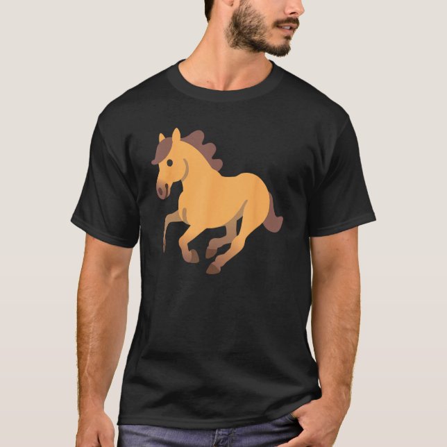Camiseta Galloping Horse Racehorse Costume (Frente)