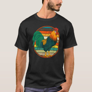 Camiseta Galo Aflito Retro Vintage Fazenda de Frango Aves
