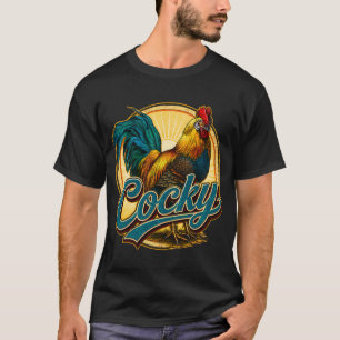 Camiseta Galo Arrogante Casa de Fazenda Vintage