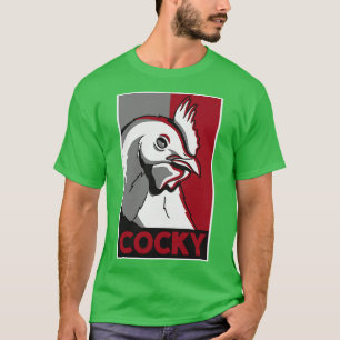 Camiseta Galo Cocky Funny Vintage