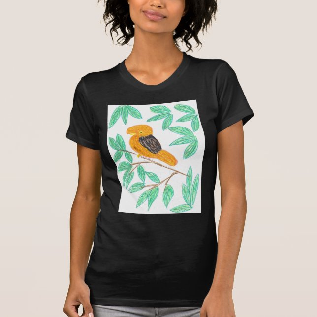 Camiseta Galo-da-serra (Rupicola peruvianus) (Frente)